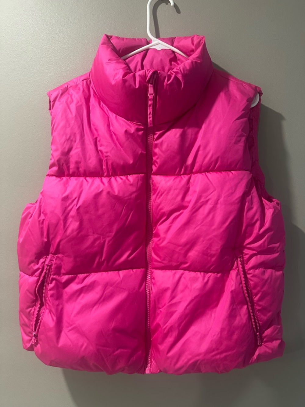 Old Navy Pink Puffer Vest